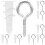Raindrops Screw Anchors Drywall Iron Plasterboard 20 Sets 1