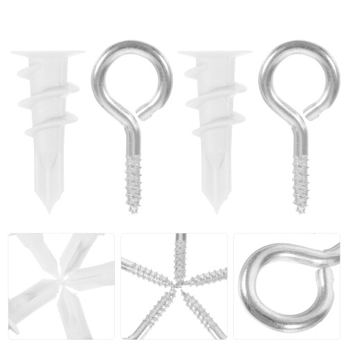 Raindrops Screw Anchors Drywall Iron Plasterboard 20 Sets 2