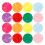 Small Felt Circles Assorted Color 100pcs 1in 9