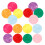 Small Felt Circles Assorted Color 100pcs 1in 4