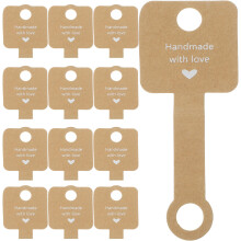 100 Pcs Bracelet Cardboard Tag Necklace Cards For Selling Jewelry