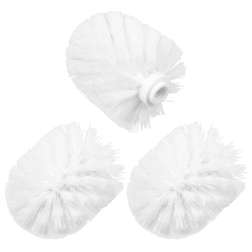 3 Pcs Bathroom Brush Head Work 9.50x8.00x8.00cm White 2