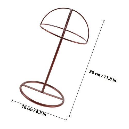 desktop hat display rack retail cap showcase stand for hat shop 1