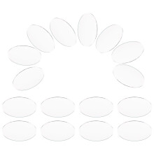 20 Pcs Small Round Mirrors For Crafts Little Mini Stickers Convient