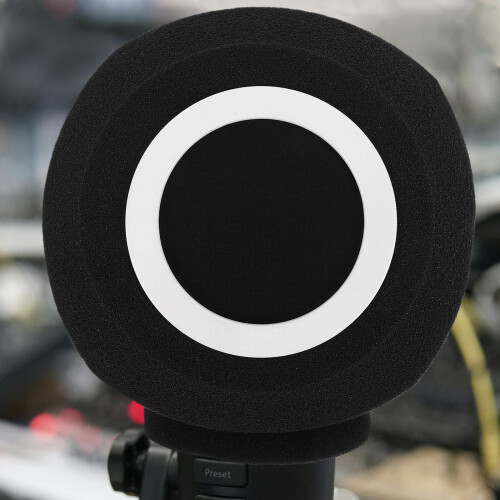 12X Microfoon Sponshoes Met Popfilter, Geluiddempende Bescherming 2