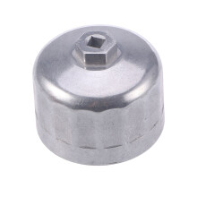 Steel Oil Filter Wrench Silver for Car Plastic Cap Removal