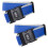 2pcs Blue Suitcase With Quick Release And Adjustable Strap 4