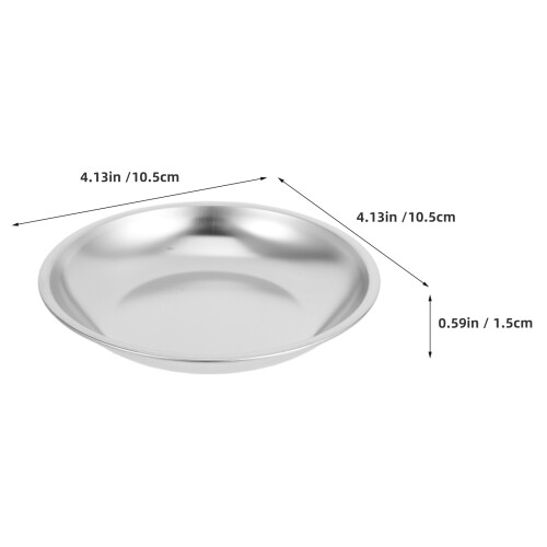 Corner Table Bracket Stainless Steel Tea Bag Dish 1