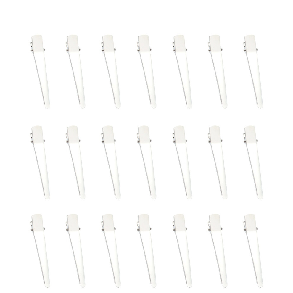 Villcase Unisex 50Pcs Metal Hairdressing Clips Clips Styling Clips Partition Clamp For