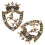 Crown Brooch Set Brooch Badge Rhinestone 2pcs 11