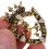 Crown Brooch Set Brooch Badge Rhinestone 2pcs 7