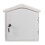 Retro Lockable Letter Box For Workplace White Plastic 1 Pcs 1