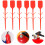 100 Pcs Fire Extinguisher Accessories 3.50x0.60x0.20cm Red 10