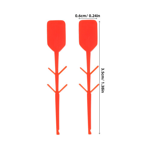 100 Pcs Fire Extinguisher Accessories 3.50x0.60x0.20cm Red 1
