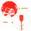 100 Pcs Fire Extinguisher Accessories 3.50x0.60x0.20cm Red 7