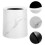 Marble Trash Can Office Bedside Desktop Rubbish Bin Bedroom Decorative 9