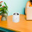 Marble Trash Can Office Bedside Desktop Rubbish Bin Bedroom Decorative 3