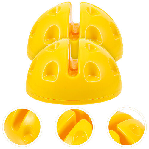 Durable Plastic Base For Soccer And Basketball Training 2pcs 2
