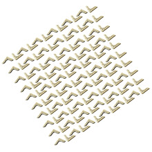 150pcs 15mm metal book corner protectors for notebooks folders menus