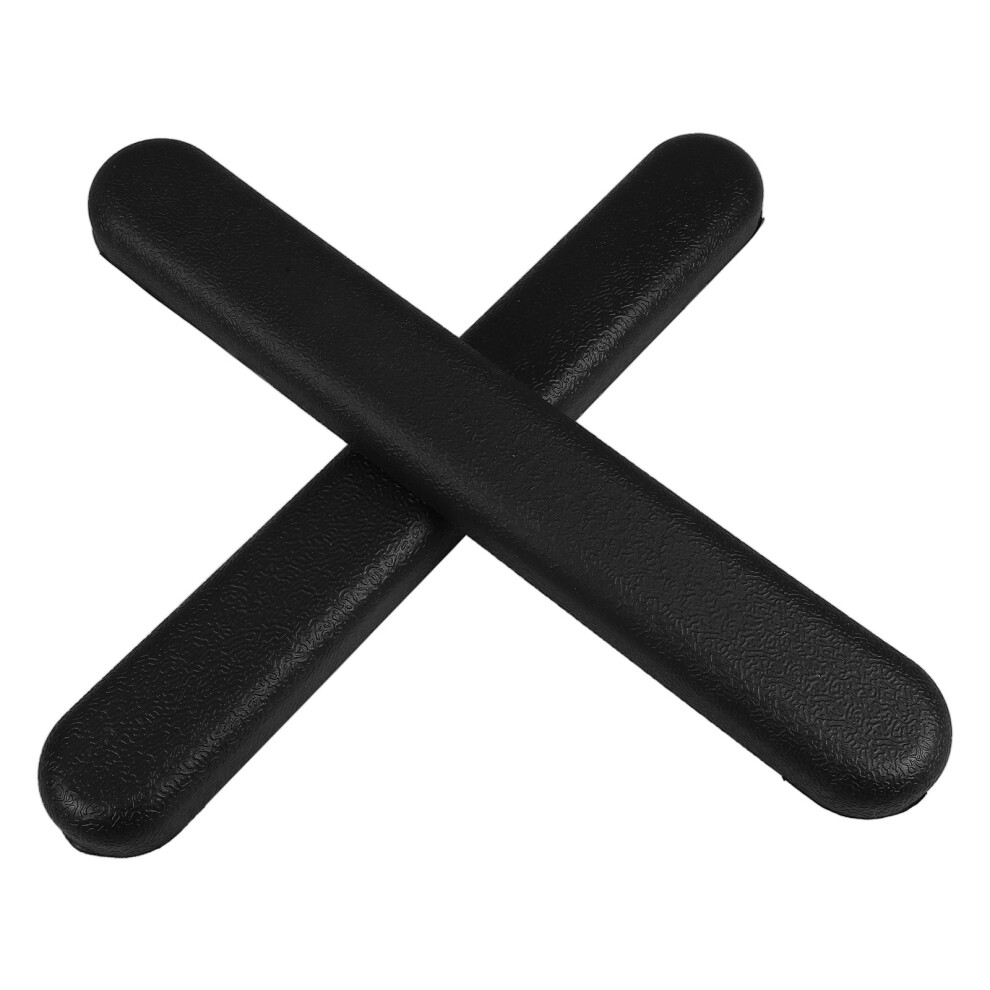 Vaguelly Black Wheelchair Armrest Cushions 2Pcs 12.9X2.0x1.0in