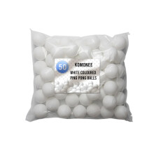 White Ping Pong Balls 40mm No Logos 50 Pack For Table Tennis Pet Toy Cat Dog School Crafts