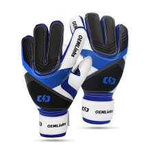 Latex Soccer Goalkeeper Gloves Adult Size Latex Palm Strong Grip Goalie Gloves
