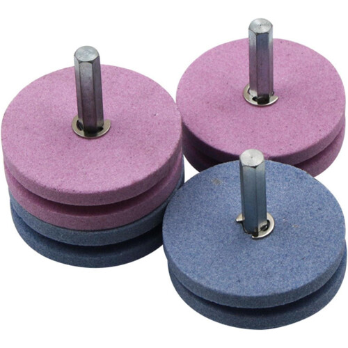 Garden Tools Rotary Drill Cutter Sharpener Lawnmower Sharpener Grinding 2 Layer 2