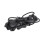 Adjustable Motorcycle Bottle Holder with Quick-Release Black - 25mm Fit 5