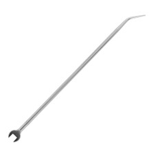 Buttons Keyboard Piano Nail Wrench 19.50x2.00x0.50cm Silver