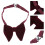 Donkerrode Fluwelen Suit Big Bowtie Formaliteit 5