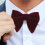Donkerrode Fluwelen Suit Big Bowtie Formaliteit 4