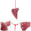 small pet hamster vest breathable bow apparel 4