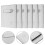 6 Sets Sticky Hooks Hanger 8.00x8.00x1.00cm Silver 9