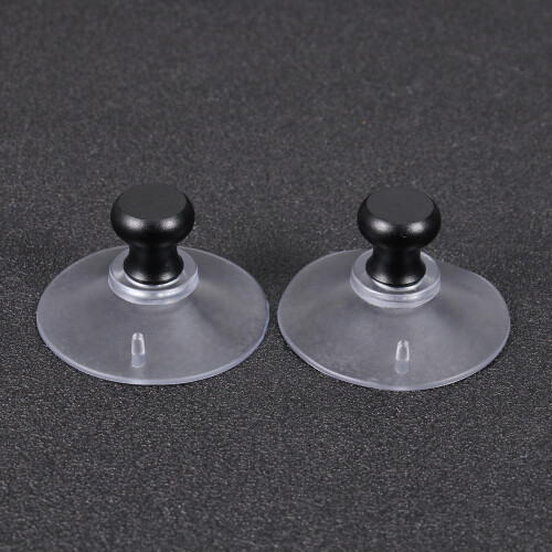 2pcs Black Aluminum Head Sucker For Mobile Phone Screen Tool 4.2mm 2