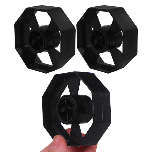 3 Sets Tape Seat Roller Core Desktop Holder Replacement Parts