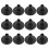 12-Piece Drummer Accessory Set For , Black Plastic Material 1