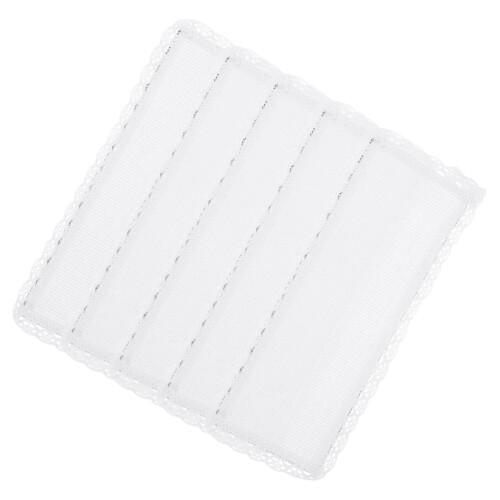 Raindrops Bookmark To Embroider Diy Design White Polyester 5pcs