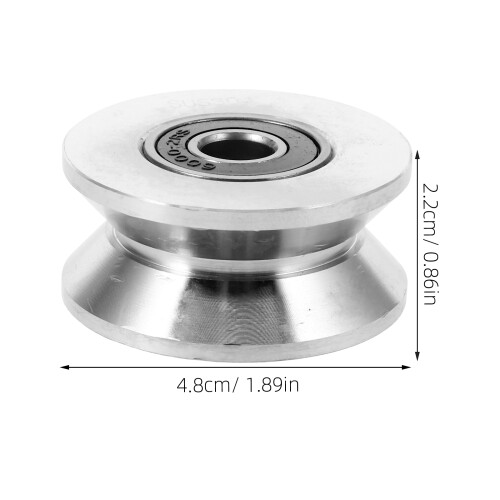 Wire Rope Pulley Stainless Steel V Shaped 1pack 1