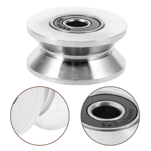 Wire Rope Pulley Stainless Steel V Shaped 1pack 2