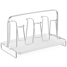 Stainless Steel Cup Rack Silver 1pcs 10.02x6.29x5.70in