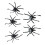 144pcs Halloween Spiders Shape Plastic Finger Rings Props 4