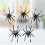 144pcs Halloween Spiders Shape Plastic Finger Rings Props 9