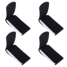 4Pcs Nylon Skis Band Snowboard Strap Black Multi-Function Fixing Belt