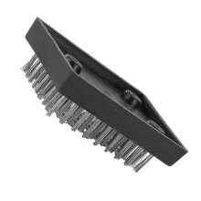 Stainless Steel BBQ Grill Brush with Wire Bristles for Cleaning