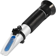 Brix Meter Handheld Refractometer 0-90% Brix Sugar Testing Kit For Beer Milk Fruit Professional Grade