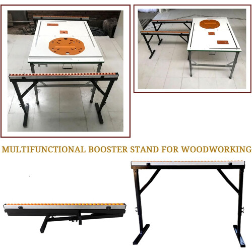 Carpenter Support Stand Folding Work Bench Adjustable On Casters Saw Horse Multifunctional Work Bench 1