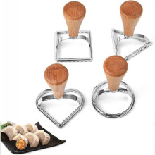 4 Pcs Ravioli Stamps Maker Cutter Mold, Ravioli Cutter Stamp Set, Ravioli Stamp Maker Cutter, Mold