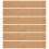 6pcs Cork Board Brown Softwood Office Wall Decor 4