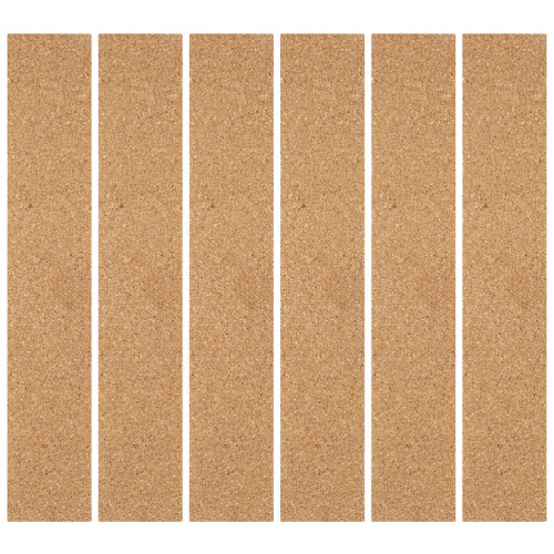 6pcs Cork Board Brown Softwood Office Wall Decor 1