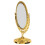 Oval Shaped European Desktop Makeup Mirror Double Sided Vintage Style 8